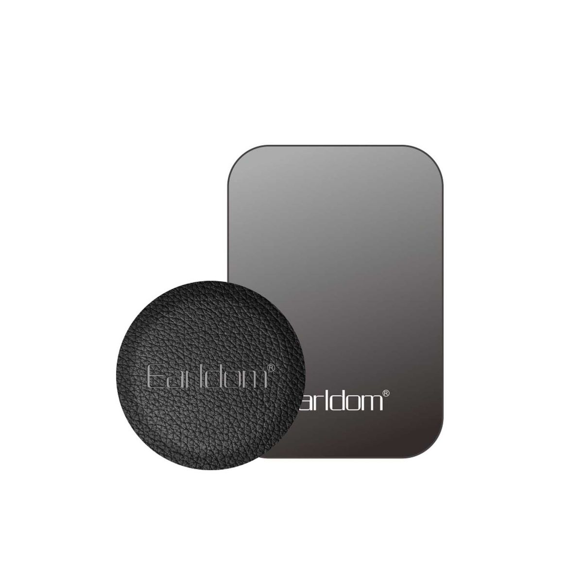 GENERICO - Placa Metálica Universal para Soportes de Auto EH131