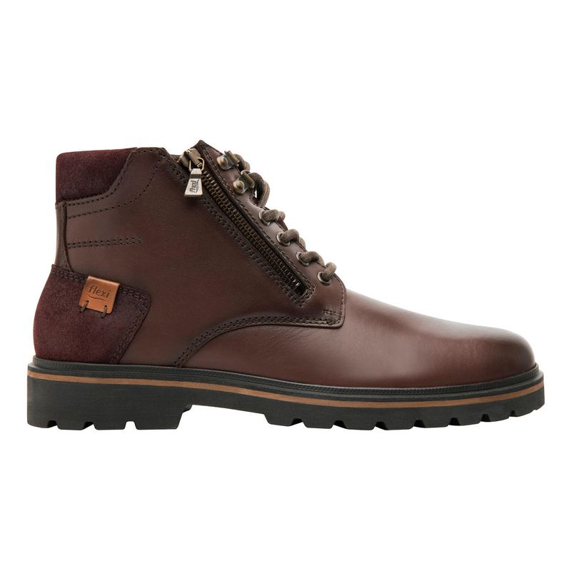 FLEXI - Botin hombre dean 411204 vino Flexi