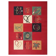 CANNON - Alfombra Amapola Rojo 133x180