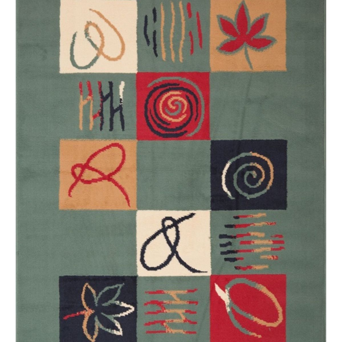 CANNON - Alfombra Amapola Verde 133x180