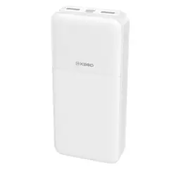 KBOD - Batería Externa Power Bank 20000mah Md-12410 Blanco