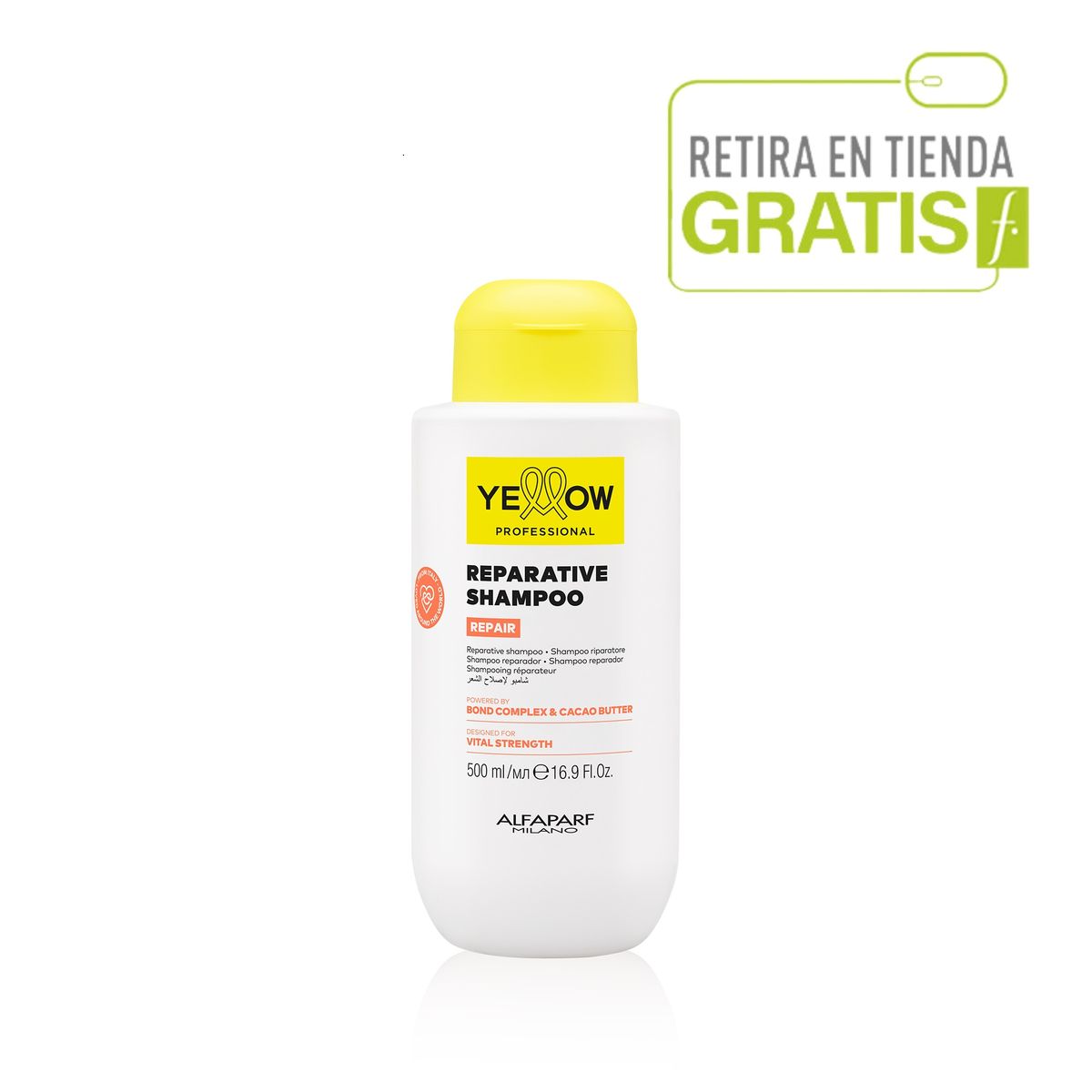 ALFAPARF MILANO - Shampoo Reparación Profunda YELLOW 500 ml
