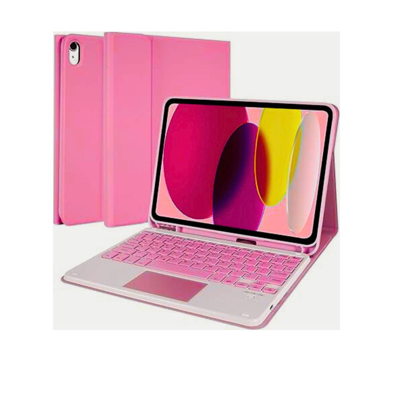 GENERICO - Funda Para iPad 11 A16 2025 + Teclado Touchpad Español
