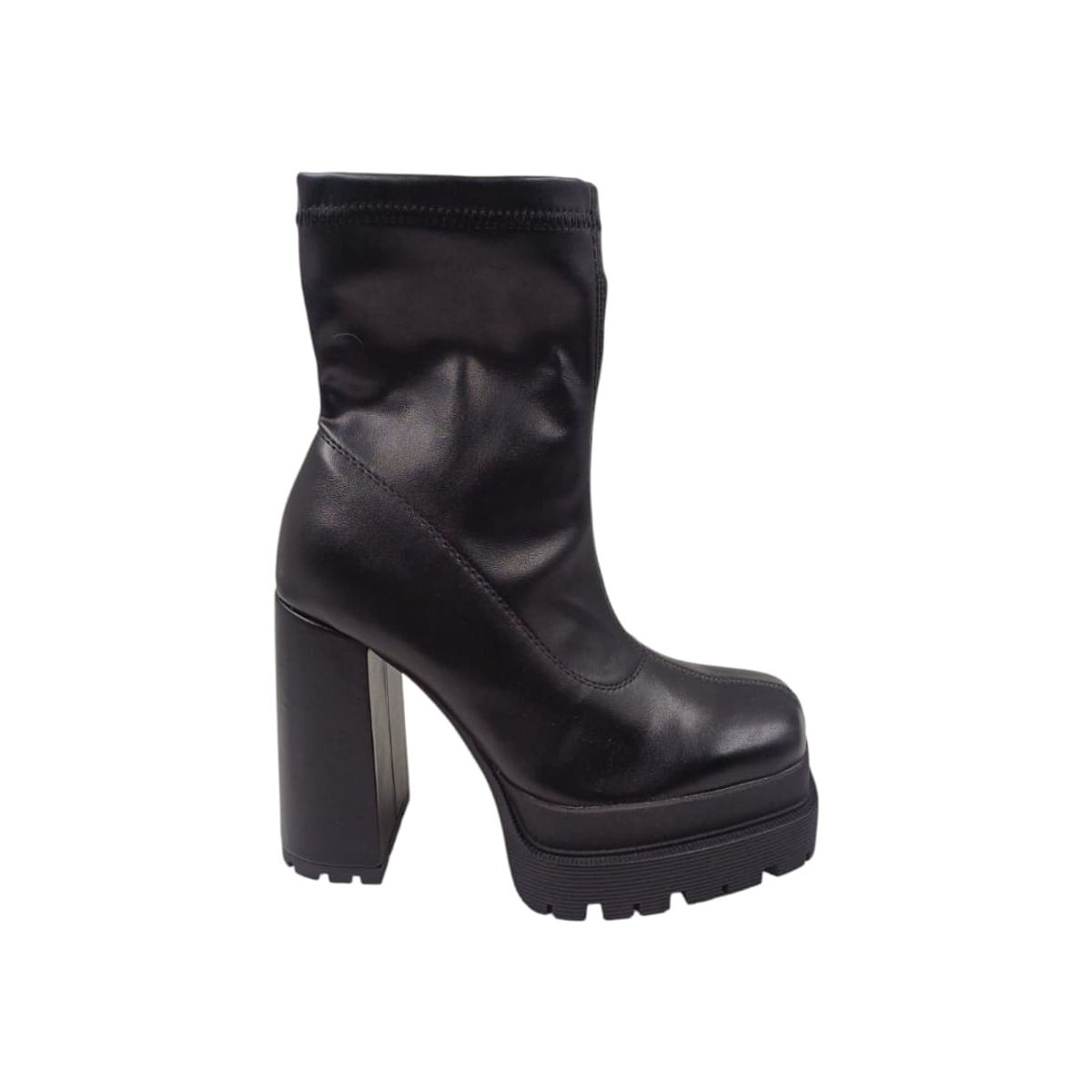 HERIEL - Botín Negro Plataforma Mujer