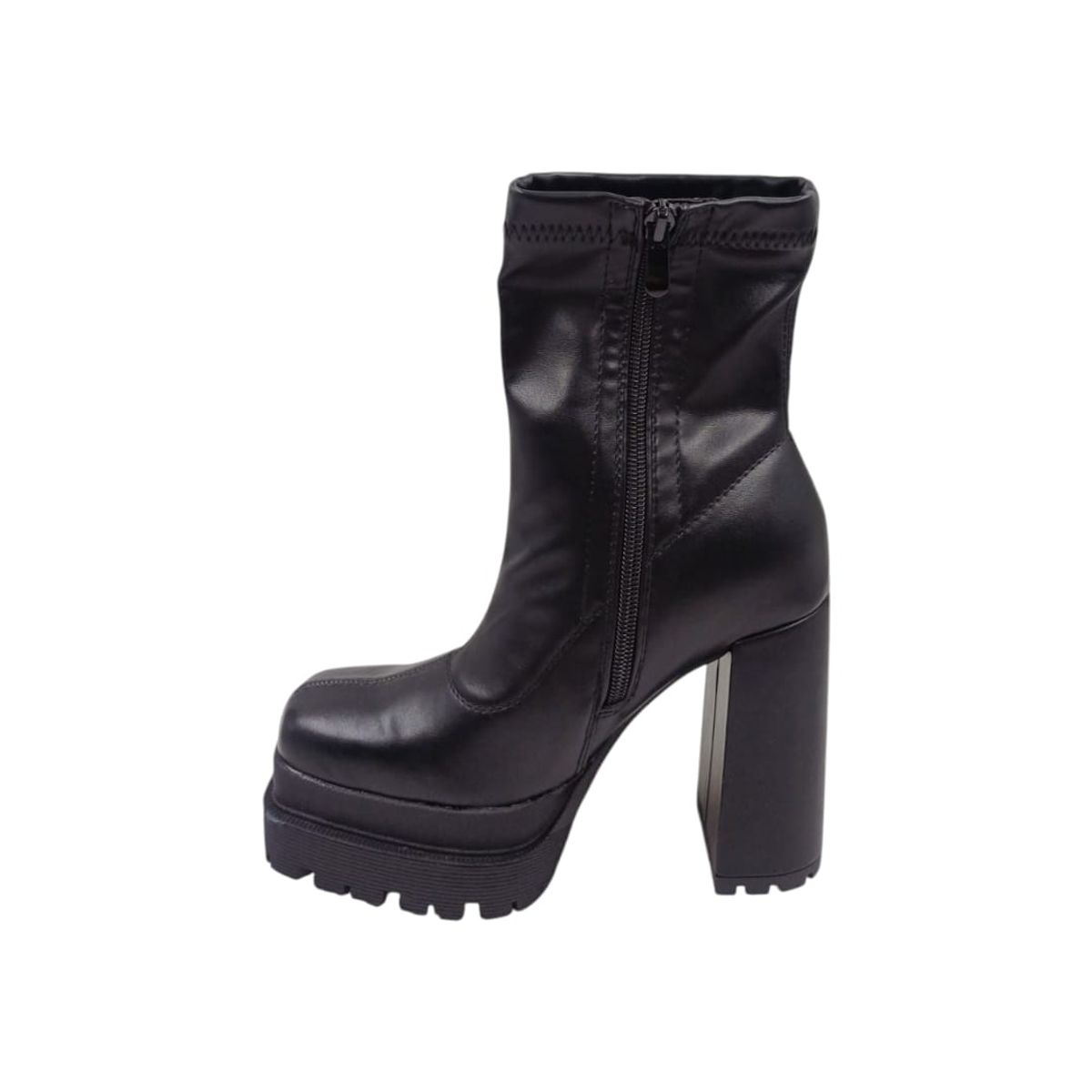 HERIEL - Botín Negro Plataforma Mujer