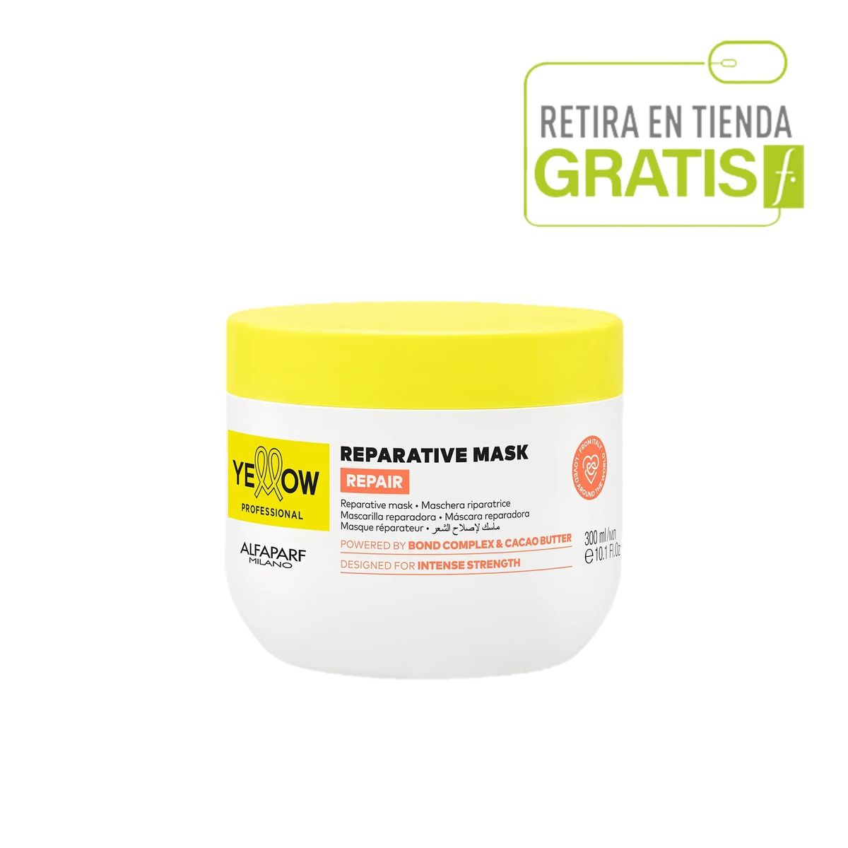 ALFAPARF MILANO - Mascarilla Reparación Profunda YELLOW 300 ml