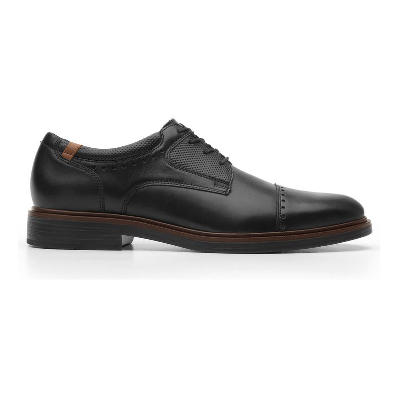 FLEXI - Zapato Hombre Cuero Parker Negro Flexi