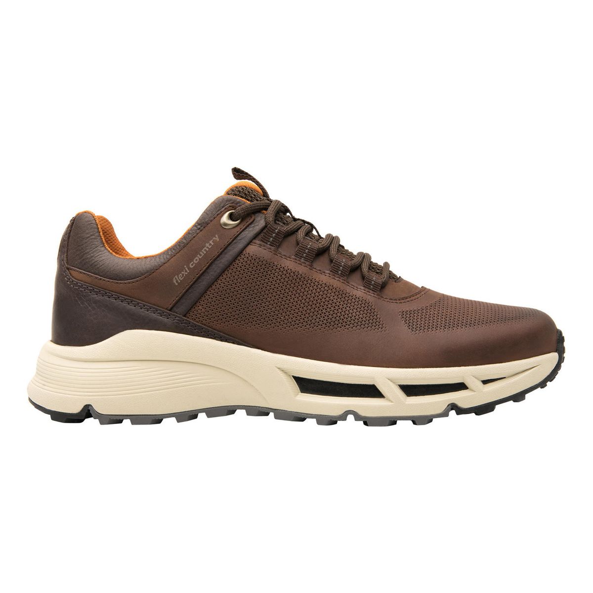 FLEXI - Zapato hombre klimber 410903 chocolate Flexi
