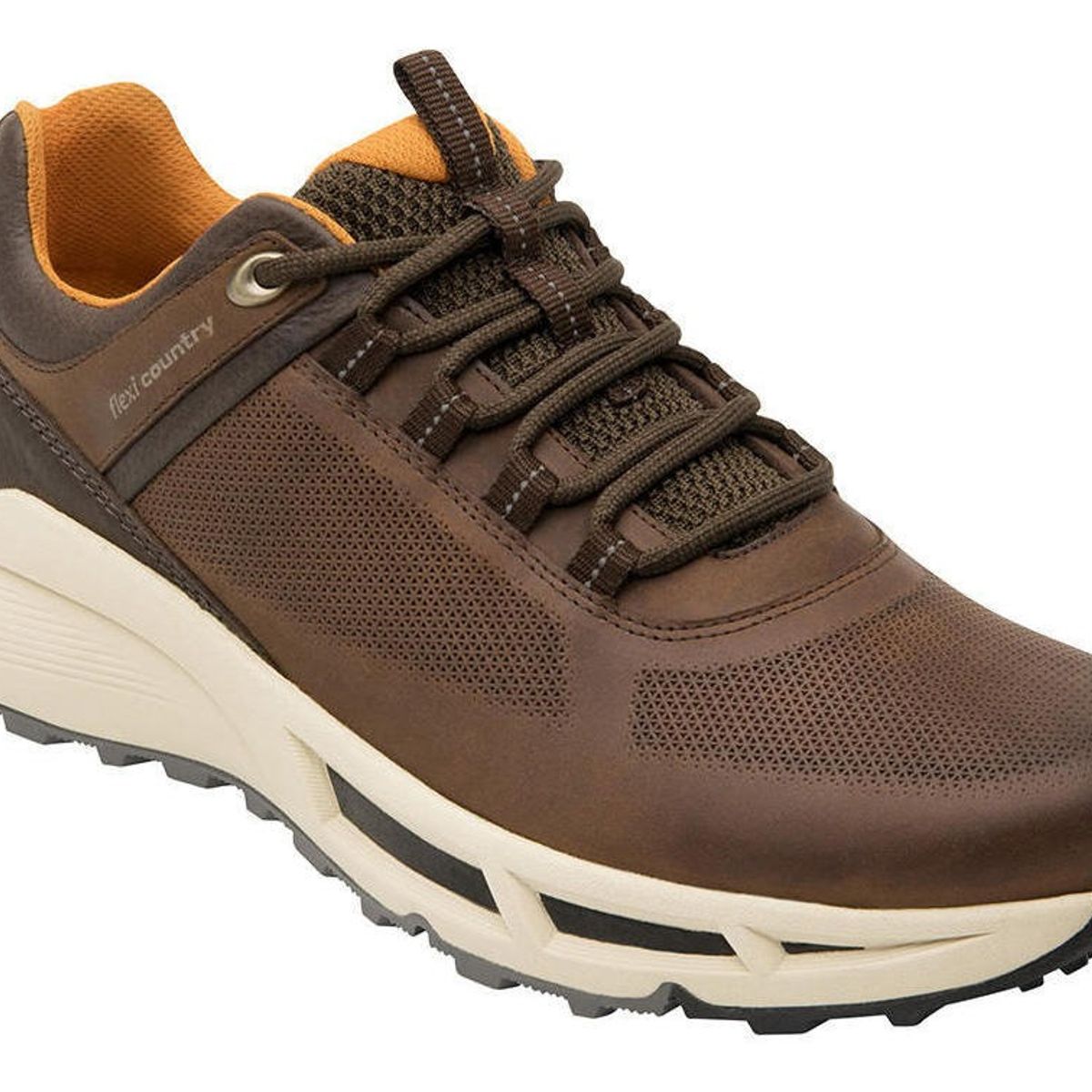 FLEXI - Zapato hombre klimber 410903 chocolate Flexi