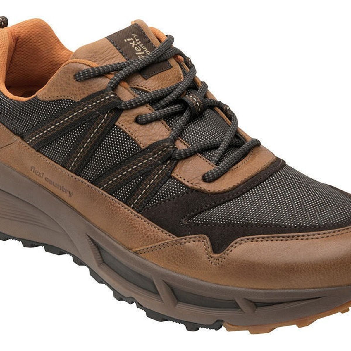 FLEXI - Zapato hombre klimber 410902 tan Flexi