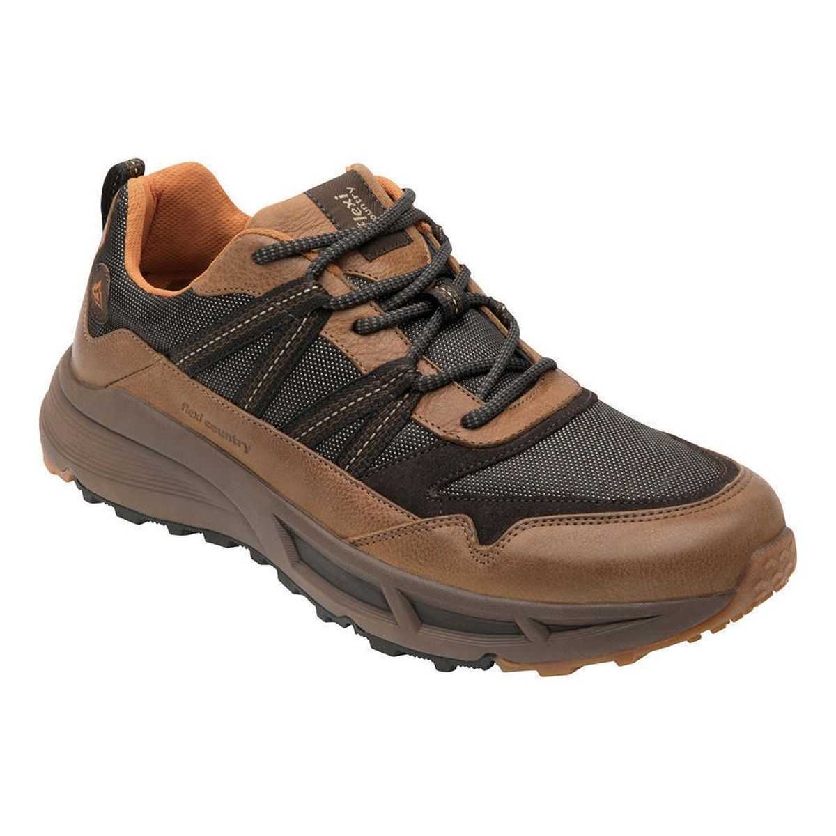 FLEXI - Zapato hombre klimber 410902 tan Flexi