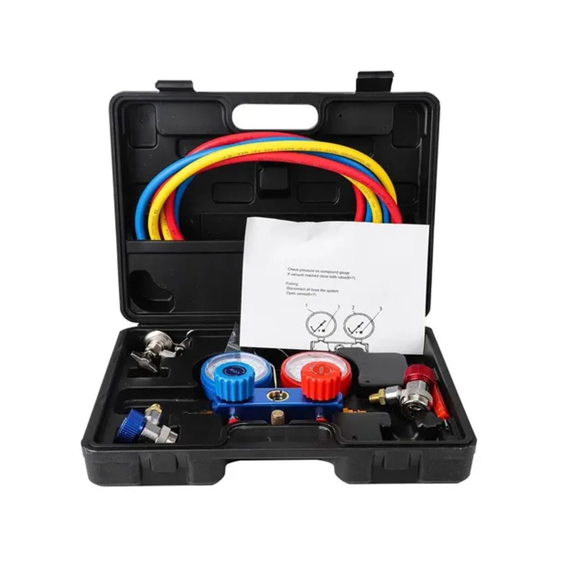 GENERICO - Manómetro De Aire Equipo Doble Calibrador De Aire Ajustable