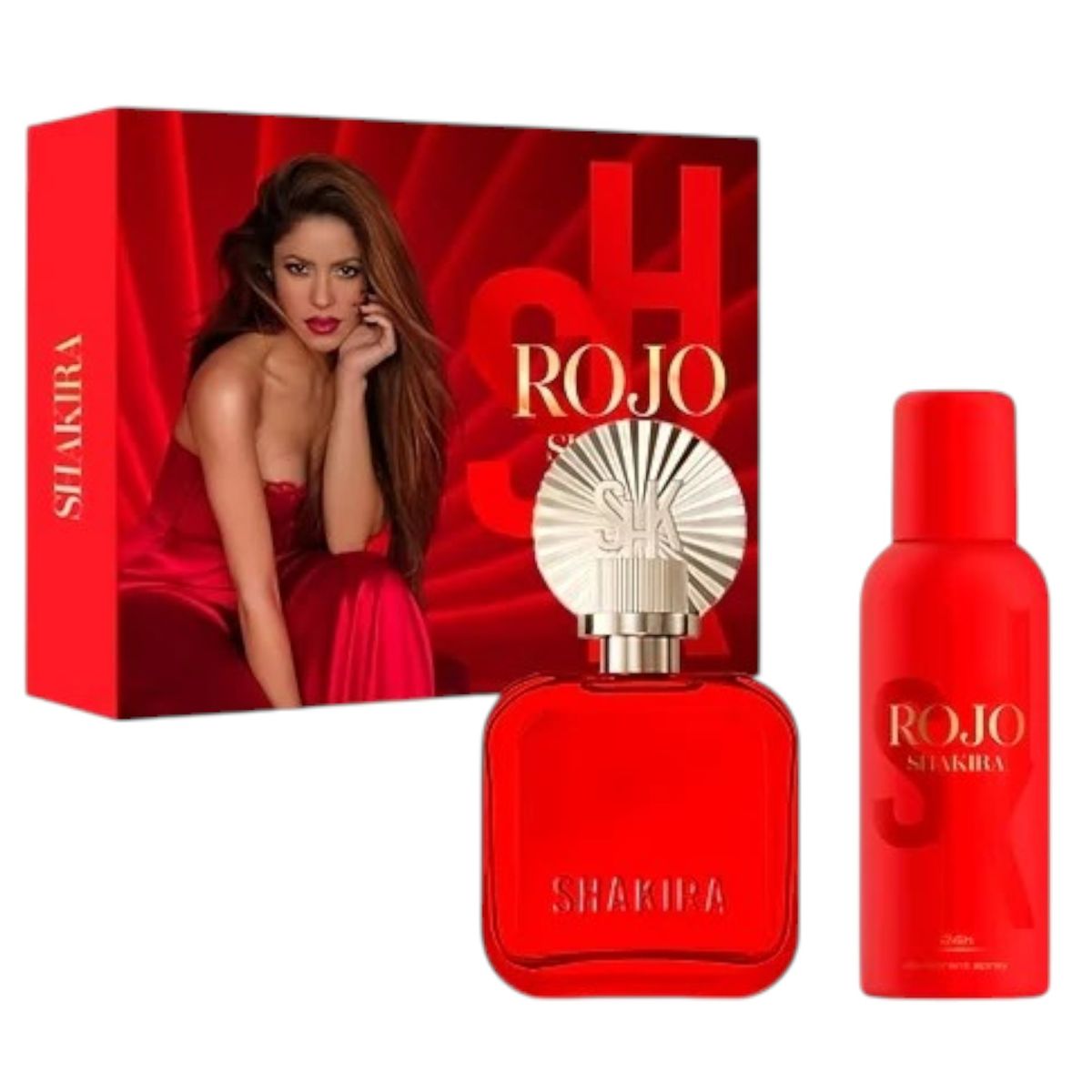 SHAKIRA - Shakira Rojo Set 80ml + Deo 150ml Mujer