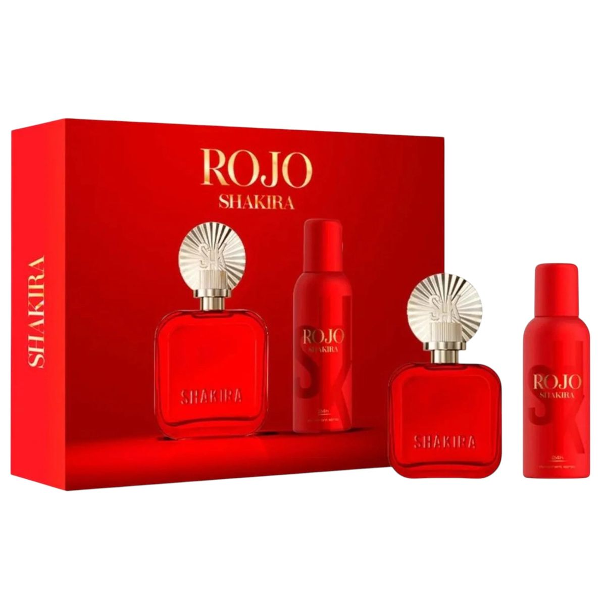 SHAKIRA - Shakira Rojo Set 80ml + Deo 150ml Mujer