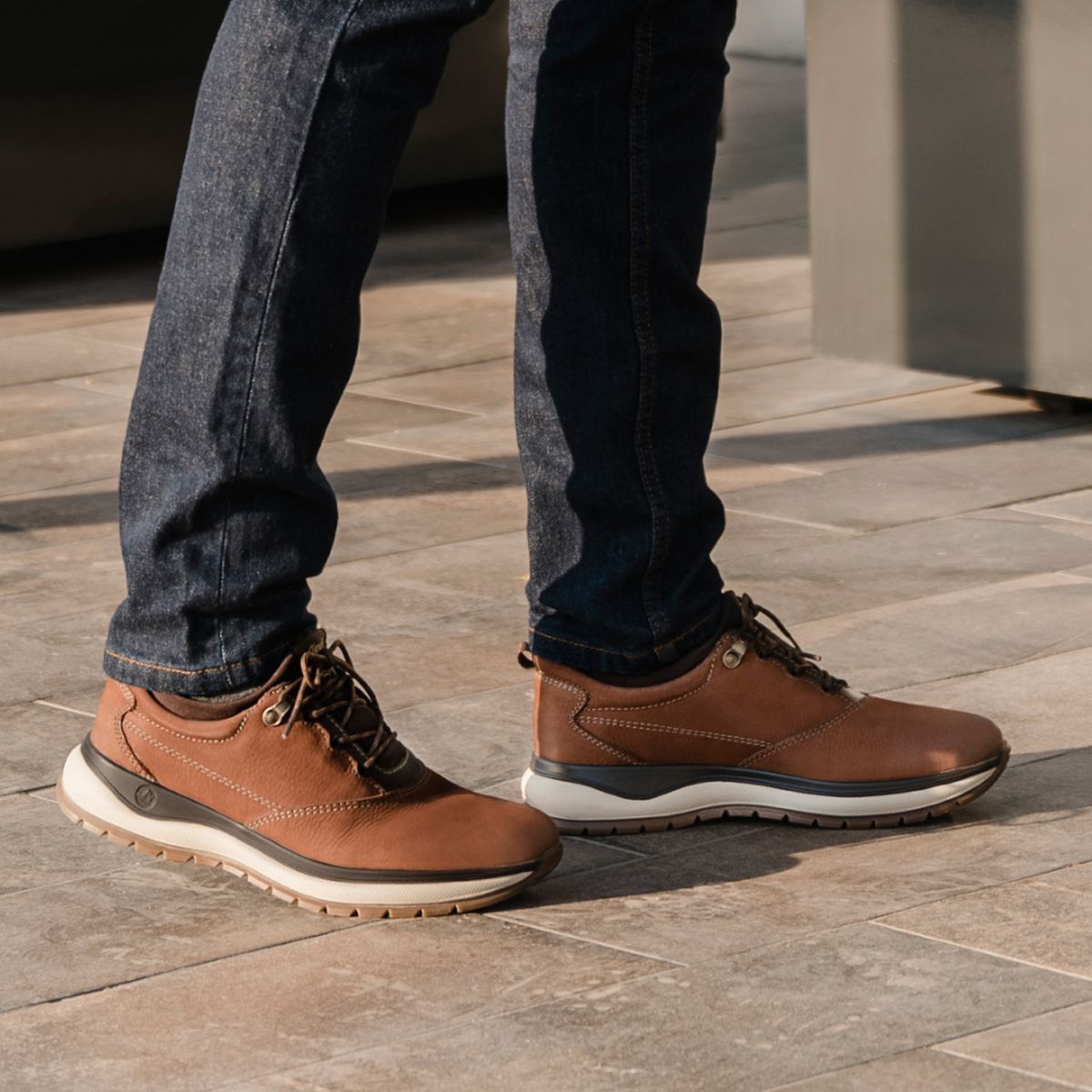 FLEXI - Zapato Hombre Randall 401001 Dark Tan Flexi
