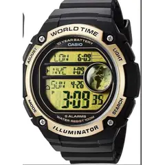 CASIO - RELOJ AE3000W-9AV HOMBRE WORLD TIME ILUMINATOR