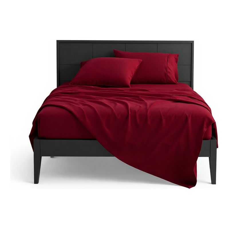ARMONIA - Set De Sábanas Lisas 800 Hilos 2 Plazas Confort Premium