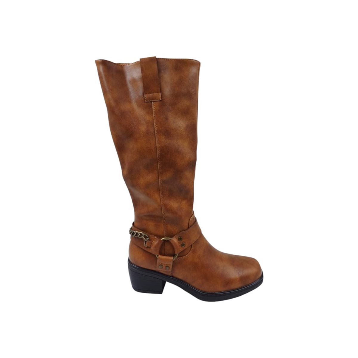 HERIEL - Bota Camel Taco Mujer