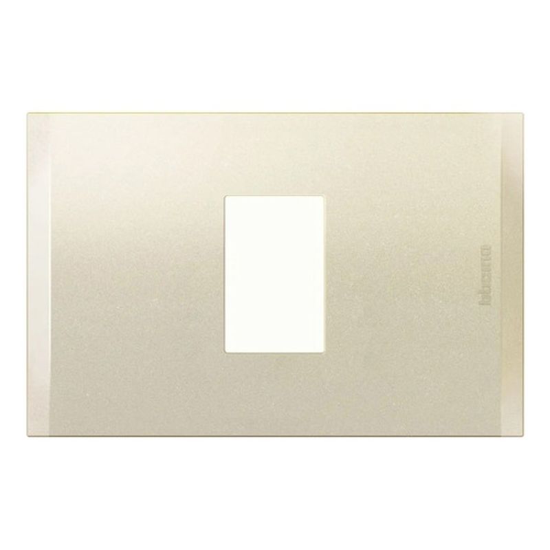 BTICINO - Placa 1 Modulo Bticino Nobile Perla  AF5S1NA
