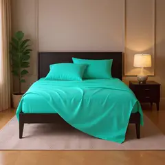 ARMONIA - Set de Sábanas Lisas King 800 Hilos Algodón Premiun