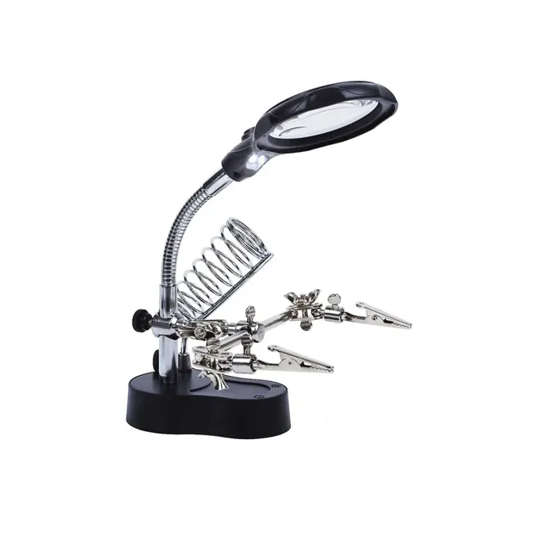 GENERICO - Estación De Soldadura De Lupa Led Multifuncional