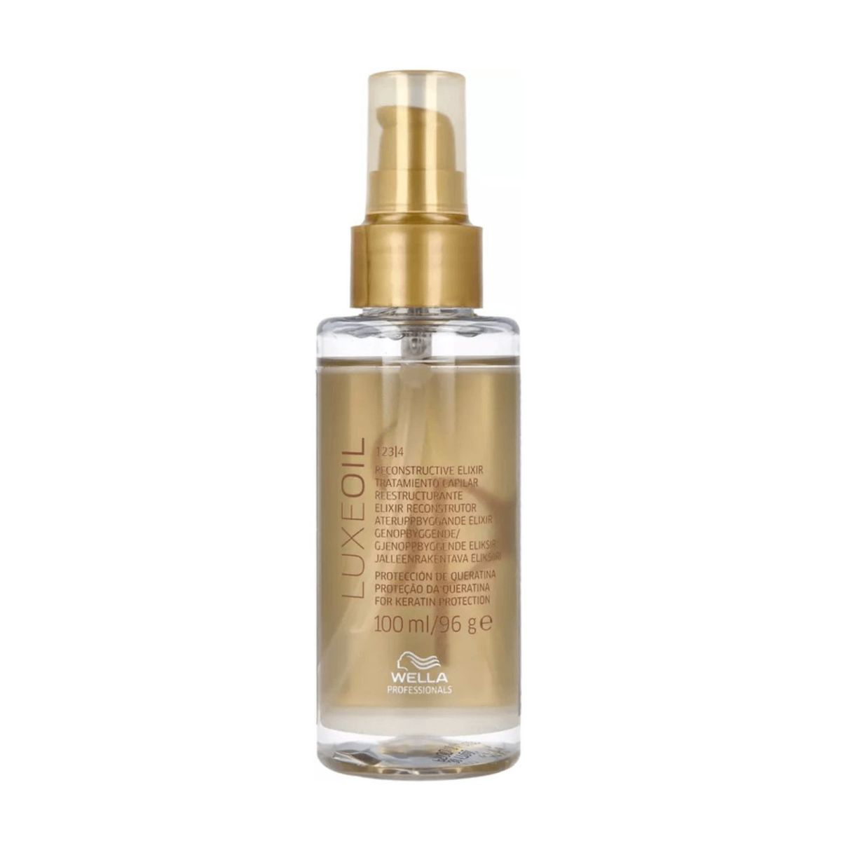 WELLA - Aceite Wella SP Luxe Oil Keratin Protect 100ml Reestructurante Protector Nutre