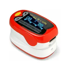 MAXCARE - Oximetro Saturometro Digital De Pulso Pediatrico Infantil Niño - Rojo