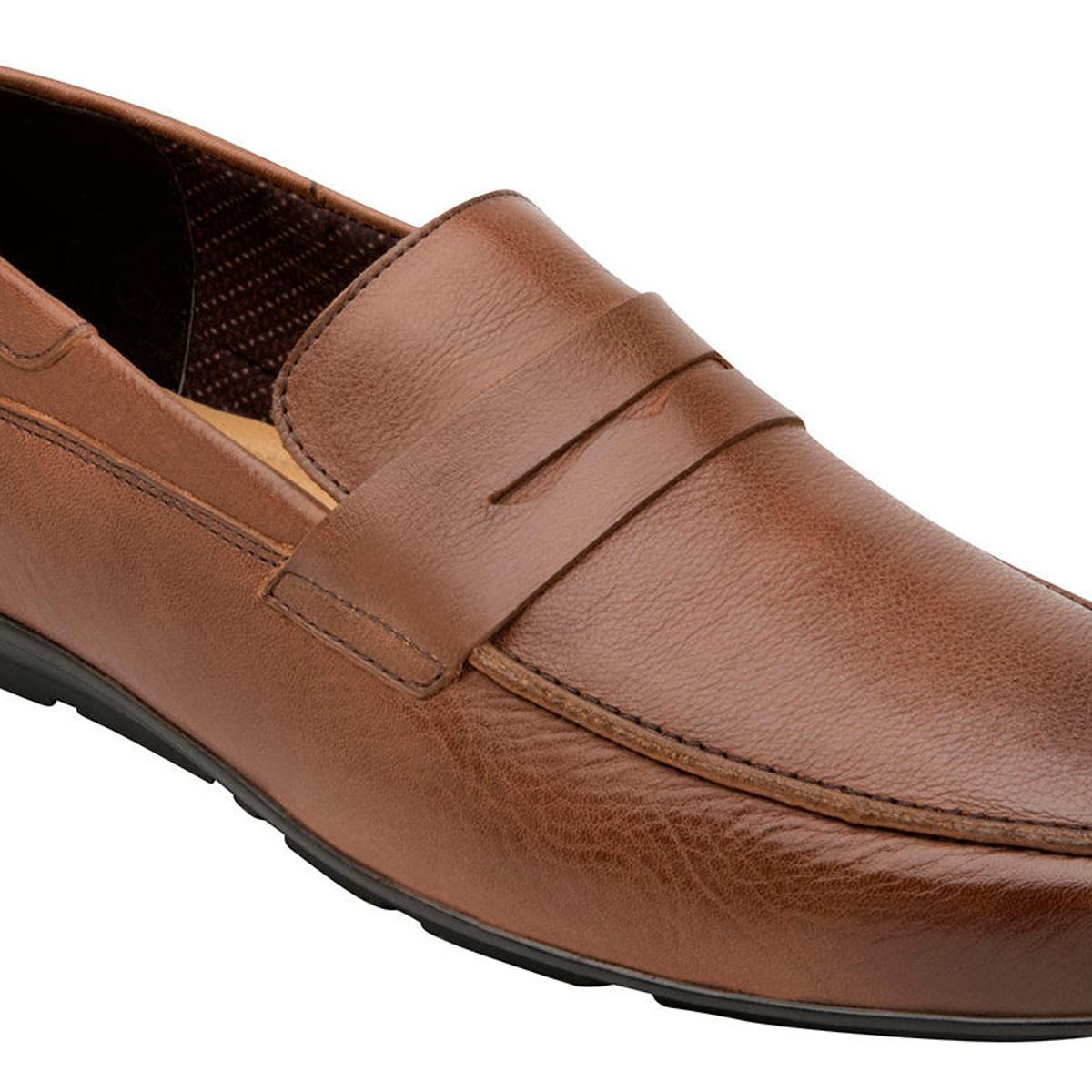 FLEXI - Mocasín Hombre Cuero Cos Cafe Flexi