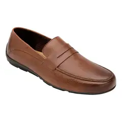 FLEXI - Mocasín Hombre Cuero Cos Cafe