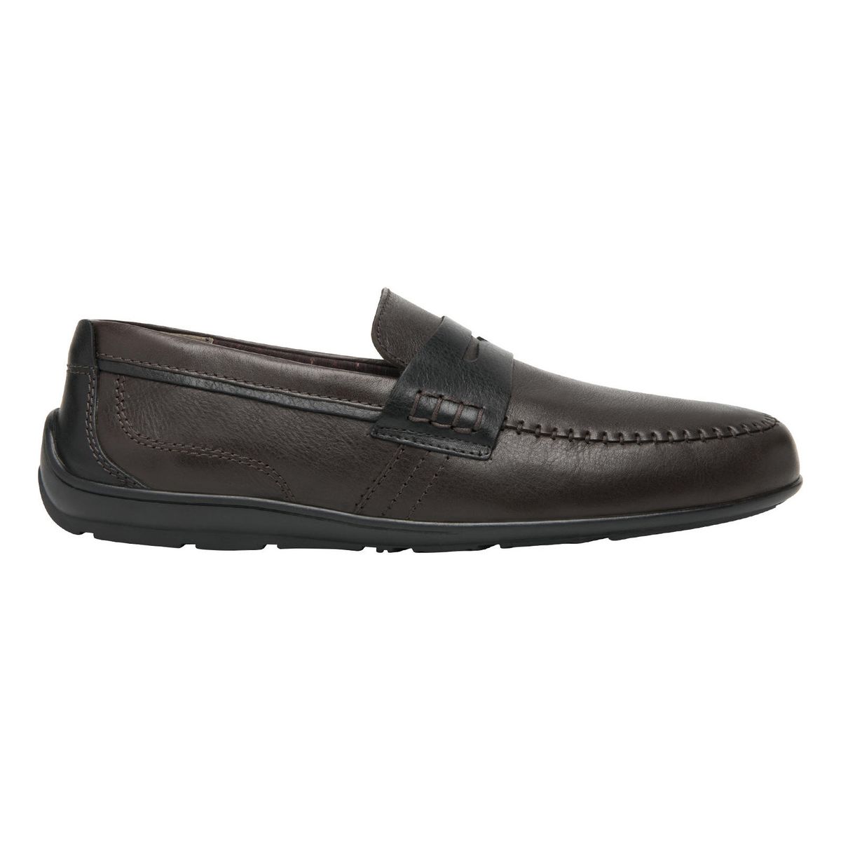 FLEXI - Mocasín Hombre Cuero Cos Café Osc. Flexi