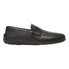FLEXI - Mocasín Hombre Cuero Cos Café Osc.