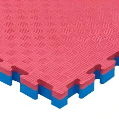 SCORE FIT - Tatami 100 cm x 100 cm x 3 cm Rojo/Azul