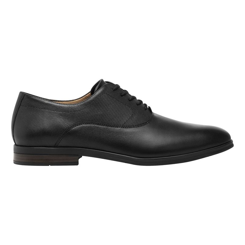 FLEXI - Zapato Hombre Cuero Crypto Negro Flexi