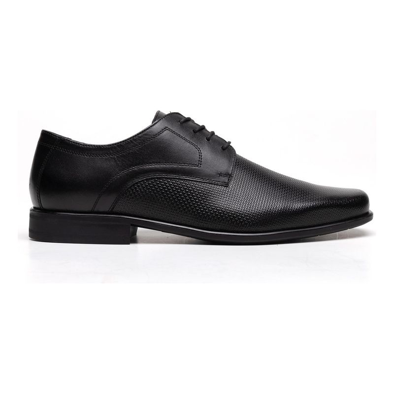 FLEXI - Zapato Hombre Cuero Salamanca Negro Flexi