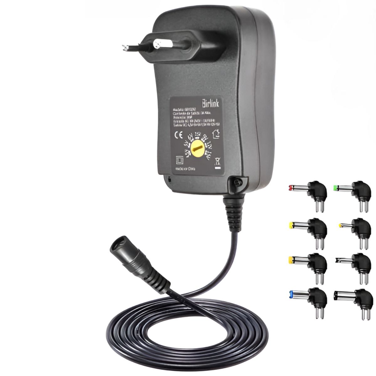 OEM - Transformador 15V Regulables 3A / 45W + 8 Plug Universales