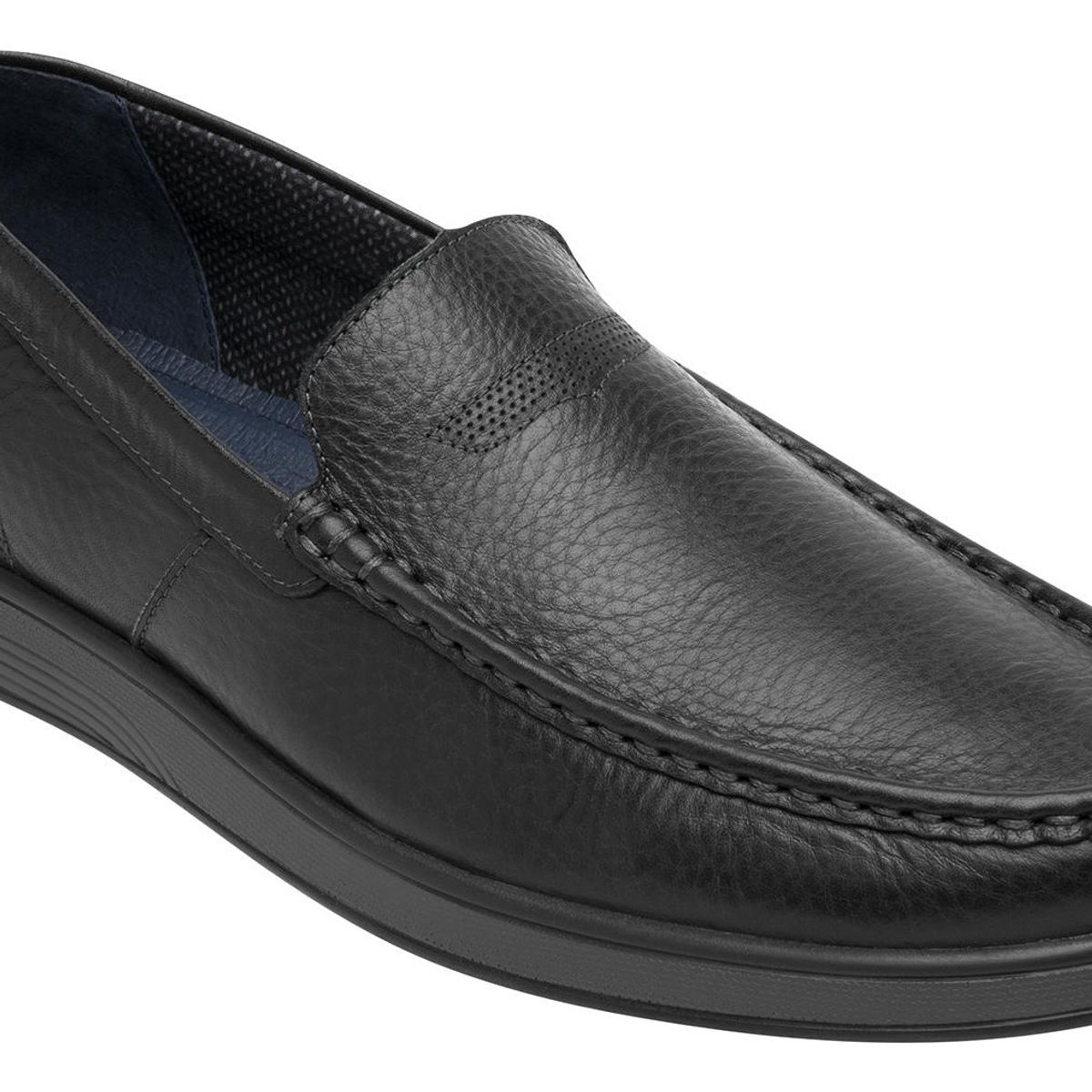 FLEXI - Mocasín Hombre Cuero Juko Negro Flexi