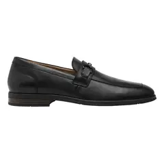 FLEXI - Zapato Hombre Cuero Crypto Negro