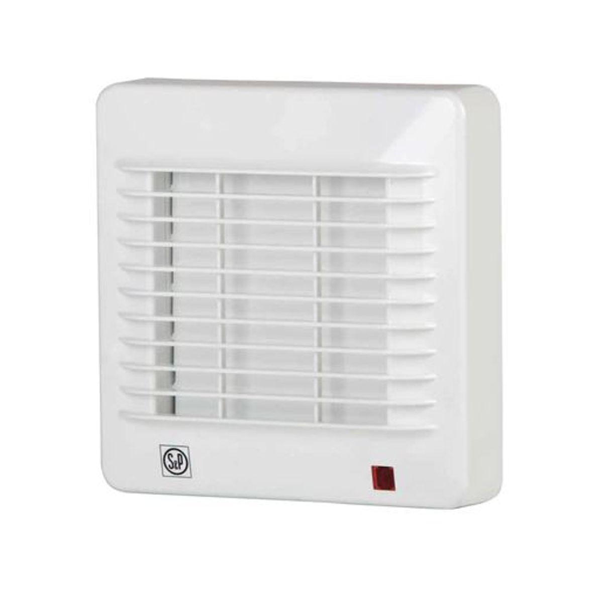 S & P - Extractor de aire para baño con persiana frontal EDM-100 C 12V