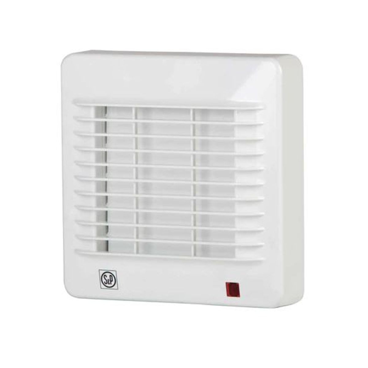 S & P - Extractor de aire para baño con persiana frontal EDM-100 C 12V