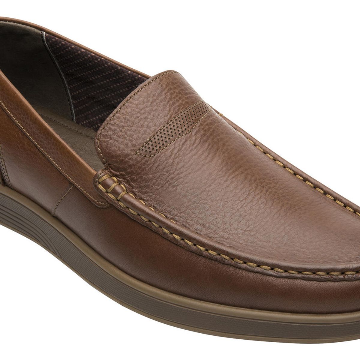 FLEXI - Mocasín Hombre Cuero Juko Café Flexi