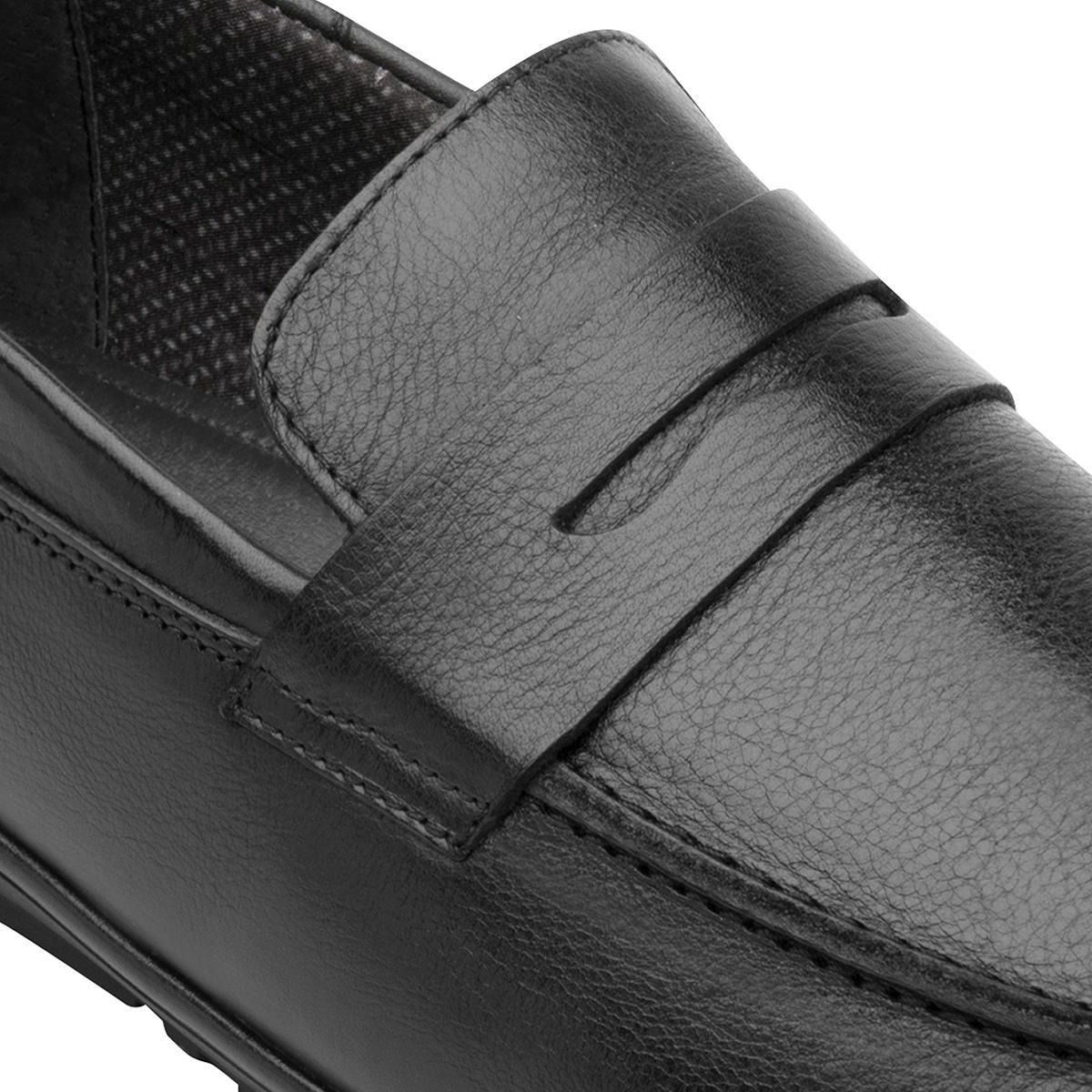 FLEXI - Mocasín Hombre Cuero Cos Negro Flexi