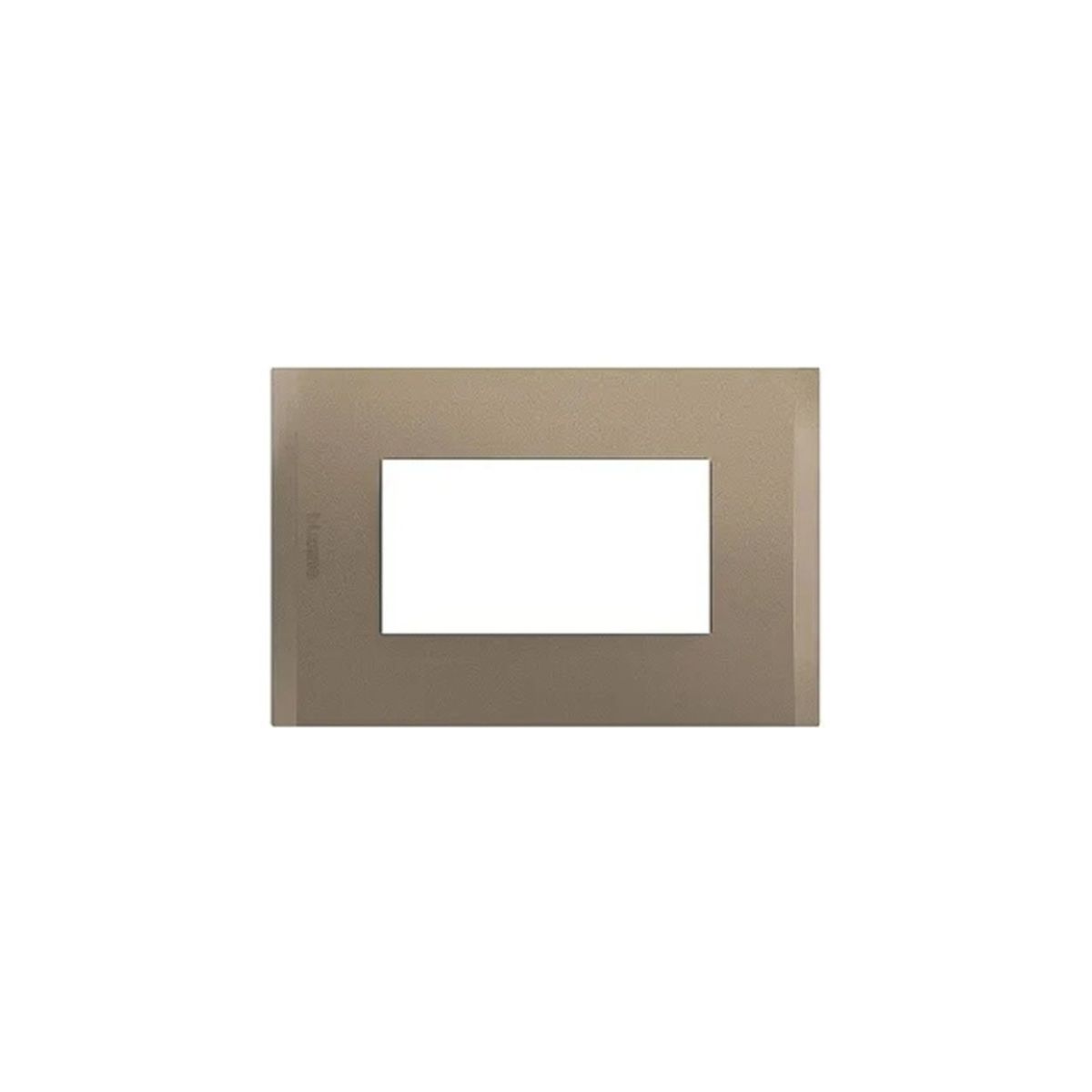 BTICINO - Placa 3 Modulos Bticino Nobile Terra Con Soporte AF5S3TI