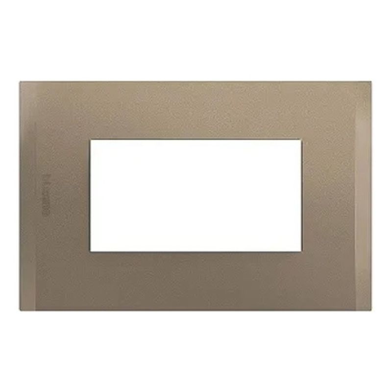 BTICINO - Placa 3 Modulos Bticino Nobile Terra Con Soporte AF5S3TI