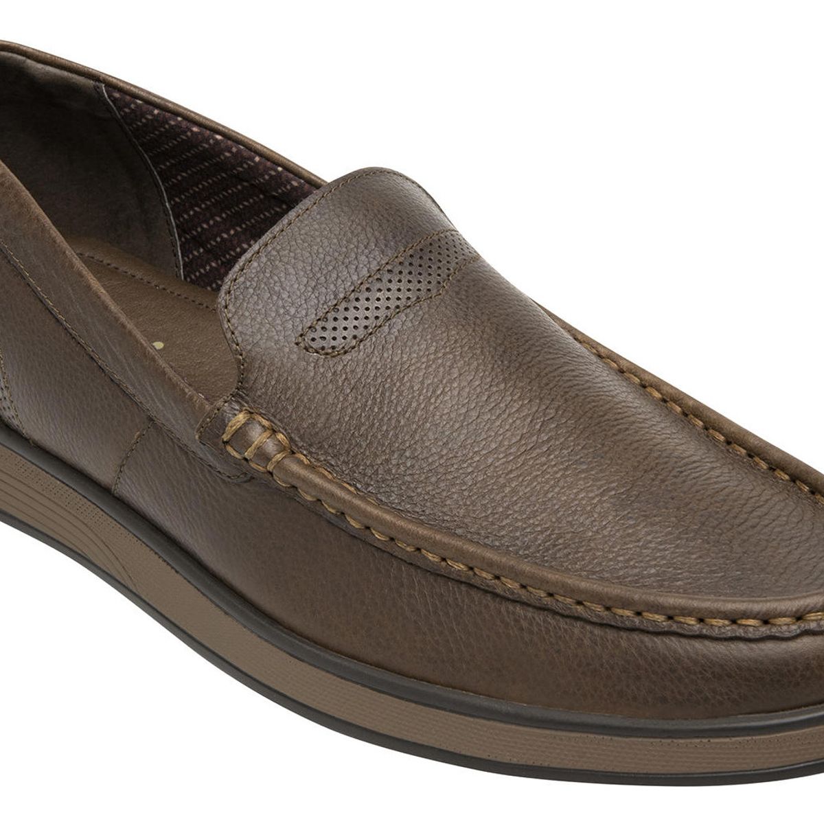 FLEXI - Mocasín Hombre Cuero Juko Cafe Flexi