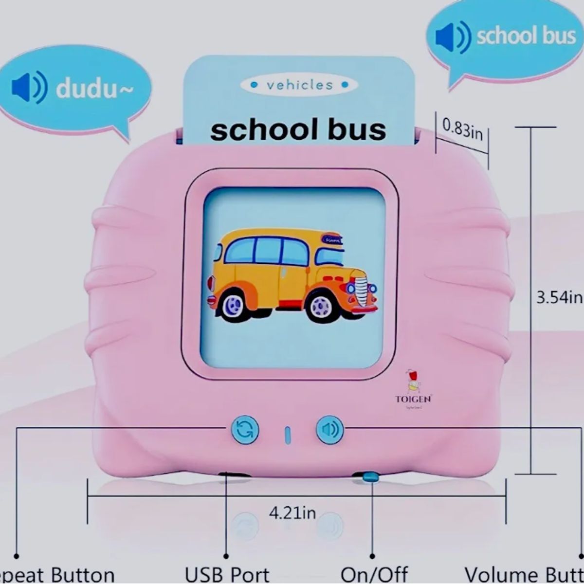 GENERICO - Juguetes Aprendizaje Tarjetas Lectura Español Inglés