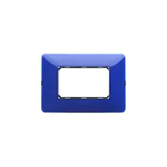 BTICINO - Placa 3 M Color Cobalto C/soporte Matix SAM4803CBUF