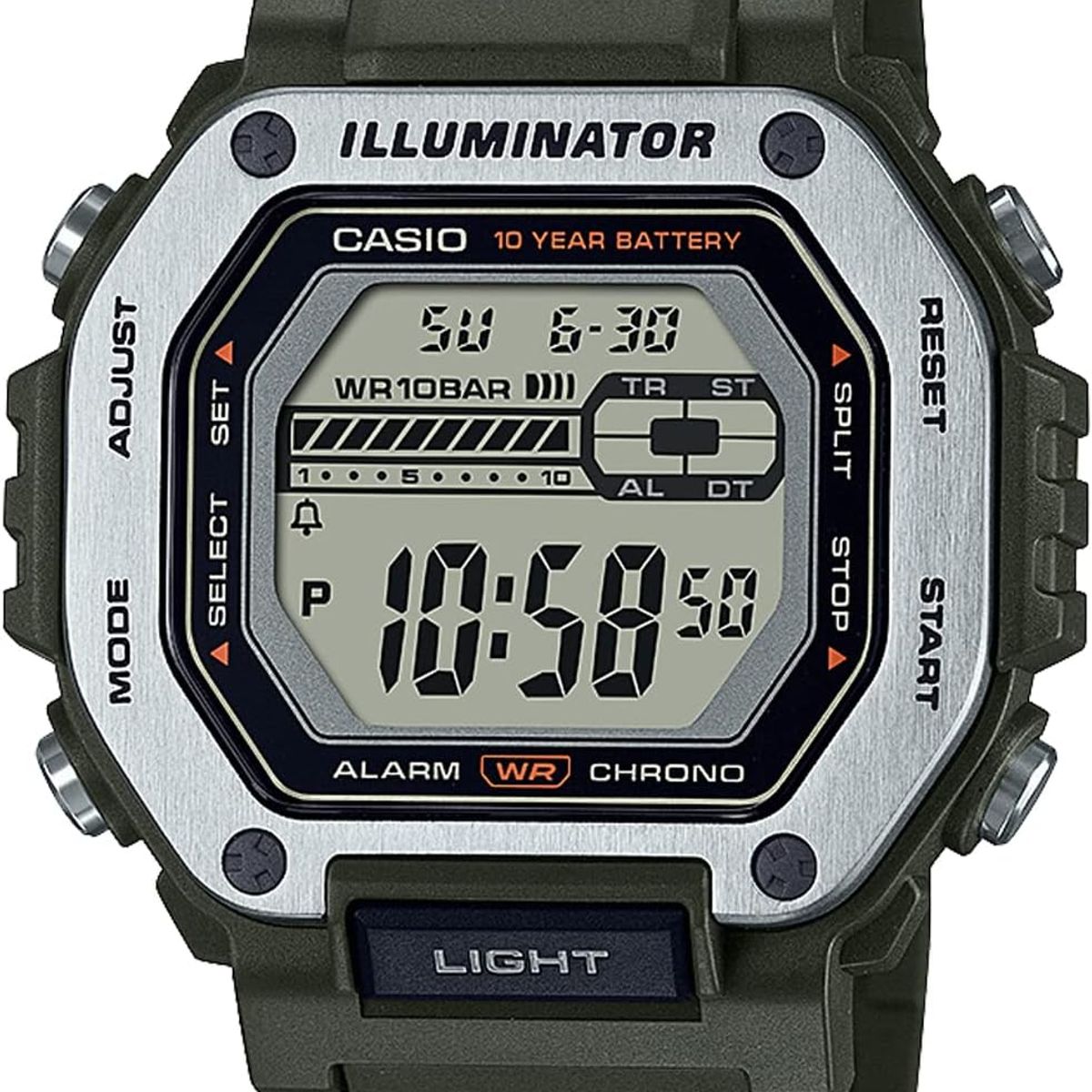 CASIO - RELOJ CASIO MWD110H-3AV HOMBRE DEPORTIVO ILUMINATOR