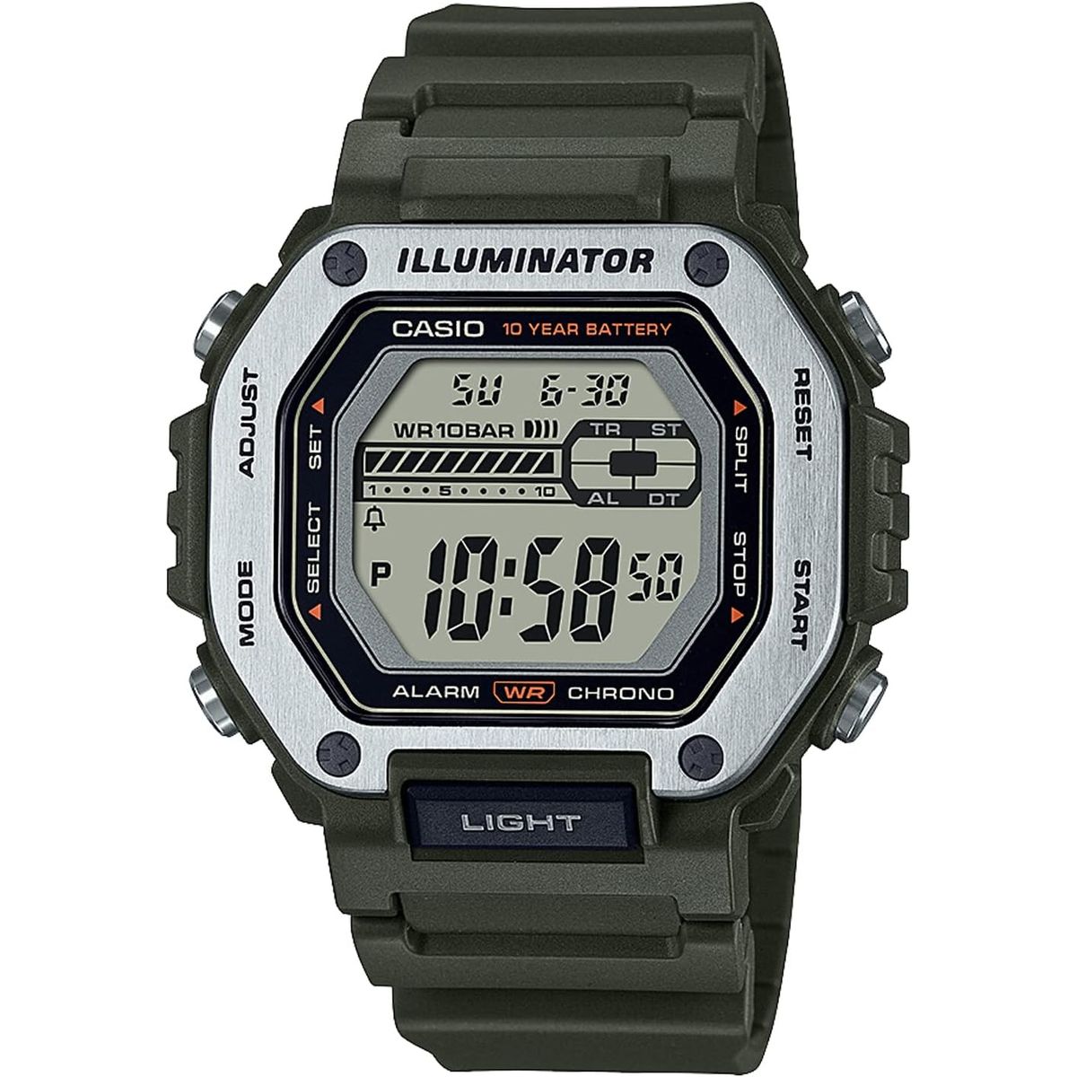 CASIO - RELOJ CASIO MWD110H-3AV HOMBRE DEPORTIVO ILUMINATOR