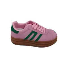 HERIEL - Zapatilla Rosa Plataforma Mujer