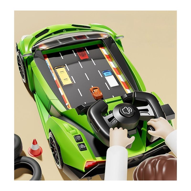 BABYLUNA - Juego Carrera De Autos Con Luces Y Sonido Estilo Lamborghini